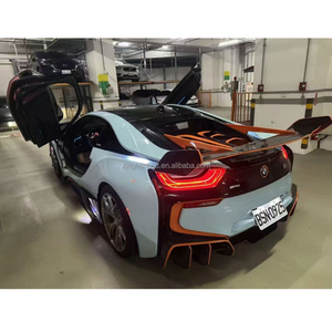 Kit de Carrocería de Fibra de Carbono para <span class=keywords><strong>BMW</strong></span> <span class=keywords><strong>I8</strong></span>, Alerón de Fibra de Carbono Mejorado Estilo GT, Difusor Delantero, Faldones Laterales - Product Image 3