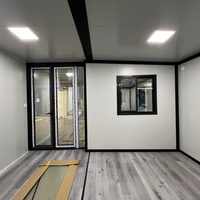 Maison préfabriquée légère en acier FLKT, maison de luxe en conteneur extensible de 20 pieds, maison modulaire pliable, mini-maison