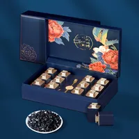 Kant-en-klare Zwarte Gojibessen Qinghai Grote Gedroogde Traditionele Voedzame Groothandelsgeschenk 12 vierkante blikken 12 maanden houdbaarheid