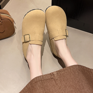 Boken Tuo <span class=keywords><strong>2025</strong></span> Dép nữ đi trong nhà đa năng thời trang ngoài trời Xăng đan một bước đế bệt Mùa Hè Thiết kế đế dày mới - Product Image 6