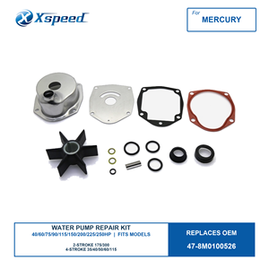 Kit de réparation de pompe à eau <span class=keywords><strong>Mercury</strong></span> 175-300HP avec boîtier de pompe, remplace la pièce de moteur hors-bord 47-8M0142980 - Product Image 6