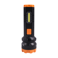 Lampe de poche LED portable super lumineuse avec torche COB, mini corps en ABS avec recharge USB pour les urgences à domicile