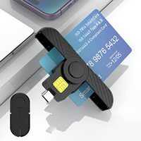 Lecteur de carte intelligente USB C Smartfold Type C PIV CAC DOD ID ISO7816