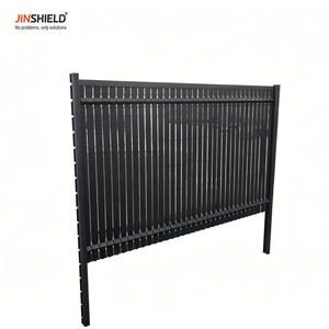 Clôture en <span class=keywords><strong>grillage</strong></span> métallique 3D incurvé de haute qualité, clôture en PVC à lattes pour la protection des limites du jardin - Product Image 1