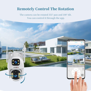 LS VISION Ubox 4MP太阳能PTZ摄像机IP66防水4g网络双镜头安全带夜视太阳能PTZ摄像机 - Product Image 6