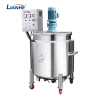 Machine de fabrication de savon, avec réservoir de mélange de produits cosmétiques, rouleaux de 100 l, 200l et 500l