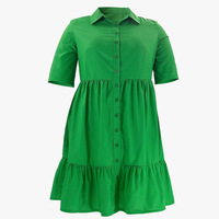 Weibliche Outfits Mode Plus Size Damen kleider Sommerkleider Damen Lady Elegant Blank Großhandel Kleider