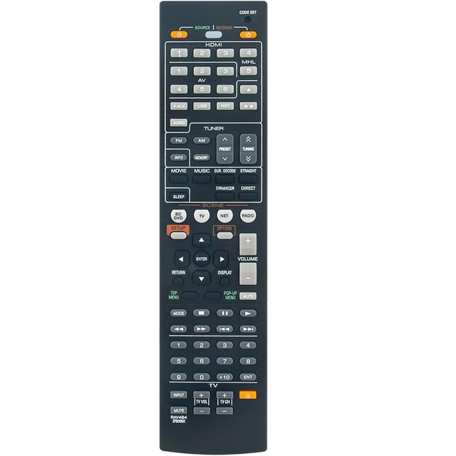 New RAV494 Replacement Remote Control Use for Yamaha AV Receiver ZF30350 RAV494 HTR4066 HTR 4066