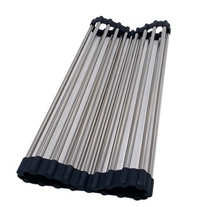 Selling Well 304 Stainless Steel Foldable Drainer Rack Square Kitchen Sink Storage Dishwashing Chopstick Plate Holder - Product Image 5