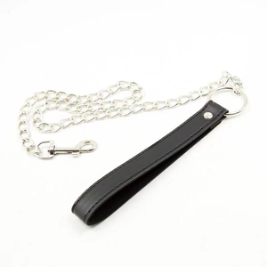 SM fetiş PU deri gerdanlık yaka uzun tasma sünger astar ile Slave boyunluk çiftler için rol oynamak esaret - Product Image 5
