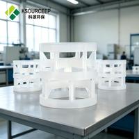 Anneaux en plastique Pall de 50 mm, emballage haute efficacité pour colonne de récupération de solvants
