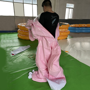 ชุดสัตว์เป่าลมรูปมังกรสีฟ้าชุดใส่เพื่อความบันเทิงสำหรับงานปาร์ตี้งานอดิเรกพิเศษชุดพีวีซีการ์ตูนสีฟ้า - Product Image 6