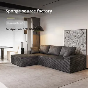 <span class=keywords><strong>Canapé</strong></span> trois places à compression, <span class=keywords><strong>mousse</strong></span> de <span class=keywords><strong>polyuréthane</strong></span> <span class=keywords><strong>haute</strong></span> densité, <span class=keywords><strong>haute</strong></span> <span class=keywords><strong>résilience</strong></span> pour appartement et hôtel, fabricant OEM/ODM - Product Image 2