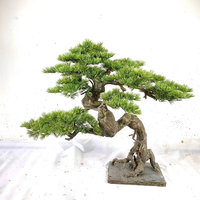 Branche de pin de cyprès d'intérieur extérieur Grande plante en pot Grand décor Arbre artificiel de cèdre de cyprès Arbre artificiel de bonsaï