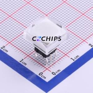K6-6271D02 Tactile Switch Through hole Component (THT),12x12mm Switch 1.6N Through Hole 12mm 12mm - Product Image 1
