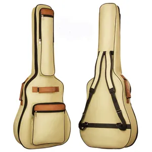 Bolsa de violão e guitarra acústica, maleta impermeável com novo design