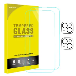 Wholesale Coverage Tempered Glass Package Mobile Phone Screen Protector And Camera Lens