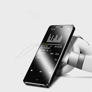 เครื่องเล่น MP3 หน้าจอสัมผัสแบบเต็มหน้าจอ ทำจากโลหะผสมสังกะสี คุณภาพเสียงแบบไม่สูญเสีย เครื่องเล่นเพลงพกพา เครื่องเล่นเสียงสำหรับนักเรียน รองรับการ์ด TF - Product Image 4