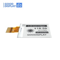 Goodisplay Square 1.54 Inch 200x200 Monitor Industri E-paper SPI Epaper HAT untuk STM32ESP32 ESP8266 GDEY0154D67 Papan Adaptor