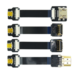 फ्लैट पांचवें वेतन आयोग केबल FPV रिबन फ्लेक्स A3 C1 90 डिग्री माइक्रो hdm केबल - Product Image 2