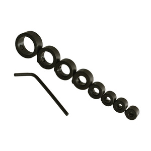 Drill Bit Limit Ring 3mm-16mm Kit Metal Adjustable Positioning Rings For Woodworking With Hex Key 8 Pieces - Product Image 2