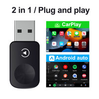 Adaptateur sans fil K8 Mini Carplay Android Auto 2 en 1, boîte de conversion Carplay pour transfert universel, boîte Carplay