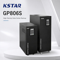 Kstar GP806S 6000VA/4800W UPS SCR Redresseur, sortie transformateur d'isolement, avertissement de court-circuit de sortie, avertissement de surcharge de sortie