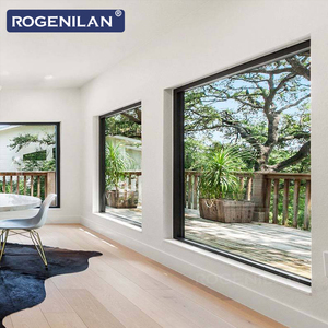 Fenêtre fixe en aluminium et verre anti-ouragan ROGENILAN, double vitrage Low-E, du sol au plafond, pour extérieur - Product Image 4