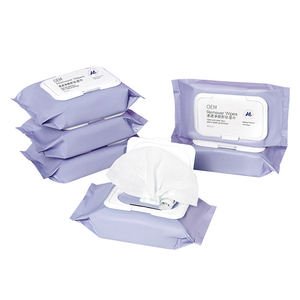Lingettes humides de marque privée de haute qualité nettoyant pour le visage démaquillant à usage domestique pour les mouchoirs en lingettes nettoyantes - Product Image 4