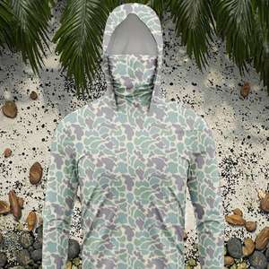 Camiseta de Pesca con Capucha para Niños, Diseño Nuevo, Protección Solar UPF 50, Transpirable, Talla Grande, Ligera, Manga Larga, Camuflaje - Product Image 3