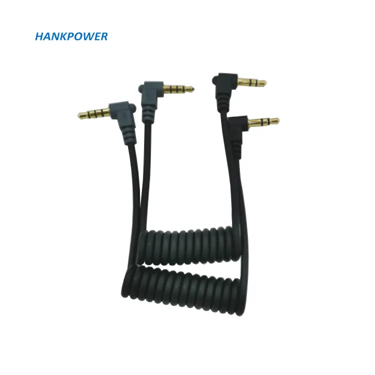 Adaptador de Audio OEM, conector de 3,5mm, 3 polos macho Trs a 4 polos macho Trrs, Cable adaptador para grabación de vídeo de teléfono