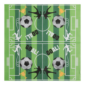 Football Series Printed Paper Napkins 33x33cm Themed Party Use - Product Image 5