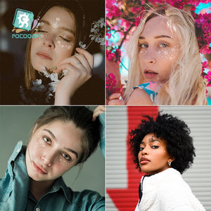 Tatuaggi Temporanei Ispirati all'Henné di Rocooart, <span class=keywords><strong>Disegni</strong></span> di Fiori, Uccelli, Foglie, Luna e Stelle con Pizzo Bianco - Product Image 6