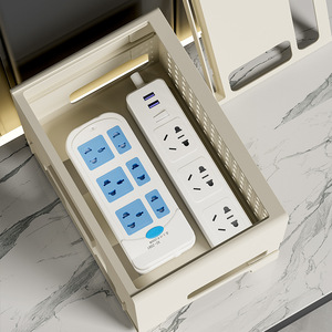 Router Storage Box <b>Rectangle</b> Multifunction Cable Organizer For Home TV Set Top Box With Ventilation Design - Product Image 3