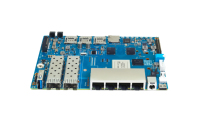 Banana Pi BPI-R4 con Carcasas, Mediatek MT7988A (880) Quad-Core ARM Cortex-A73, 4GB DDR4, 8GB eMMC, Router OpenWRT