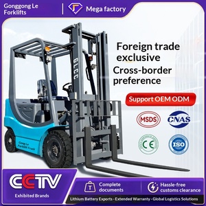 Gerbeur électrique Gong Le 2 tonnes, 1,5 tonnes, 3 tonnes, 3,5 tonnes avec roulettes renforcées en caoutchouc, exclusif pour l'export. - Product Image 5