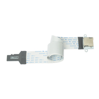 Câble ruban d'extension de carte TF vers carte TF de 48 cm avec trous de vis pour GPS DVR imprimante 3D