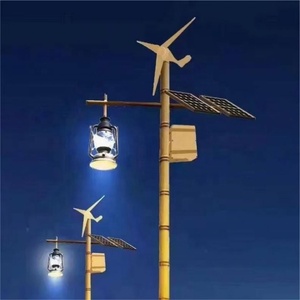 Lampadaire solaire hybride LED haute luminosité IP65, étanche, à économie d'énergie, pour extérieur, avec télécommande et batterie 5 ans - Product Image 6