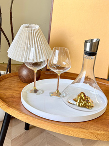 Ensemble de verres à jus en verre cristal, pliables et écologiques, design de style américain pour une utilisation en extérieur, à la maison ou au restaurant - Product Image 2