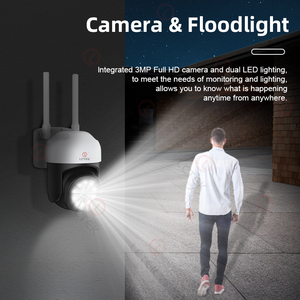 Kamera CCTV Nirkabel MINI Luar Ruangan, Kamera CCTV Nirkabel MINI, Zoom 4X, Kamera <span class=keywords><strong>IP</strong></span> Wifi Pintar, Tuya, Penjualan Laris 3MP - Product Image 2