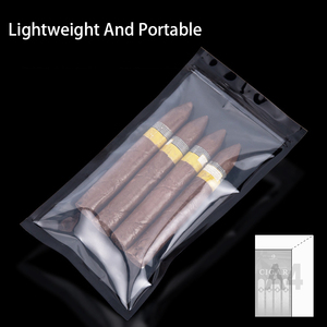 Étui de <span class=keywords><strong>voyage</strong></span> portable pour cigares, sac de protection pour cigares scellé à l'air, contrôle de l'humidité, rétention d'humidité, emballage léger - Product Image 3