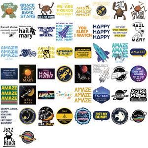 2026 Nouveauté 50 autocollants du film <span class=keywords><strong>science</strong></span>-<span class=keywords><strong>fiction</strong></span> Project Hail Mary - Product Image 3