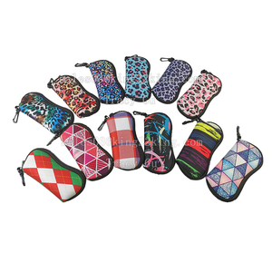 Promotion Custom Design Brillen etui Sonnenbrille netui Tasche Neopren Brillen tasche Tasche Tauchmaske Tasche mit Clip - Product Image 2