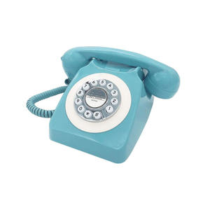 Téléphone classique Antique à cadran rotatif 1930s ancien <span class=keywords><strong>mode</strong></span> filaire téléphone d'affaires bureau à domicile téléphone fixe rétro Vintage - Product Image 1