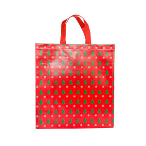 Sac laminé promotionnel personnalisé sac d'épicerie recyclable écologique sac à provisions laminé non tissé sac fourre-tout de supermarché - Product Image 4