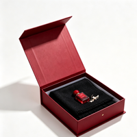 Boîte cadeau personnalisée en carton ondulé blanc de luxe, écologique, magnétique, avec ruban pour l'emballage