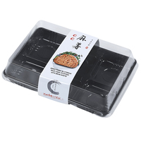Kotak Sandwich Mini PET Transparan, Kotak Penyimpanan Makanan Plastik, Buatan Guangdong, Kotak Takoyaki