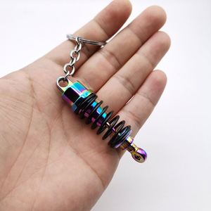 Car Parts Metal Zinc Alloy <b>Key</b> <b>Chain</b> Bottle Keyrings Auto Part Model Gear Keychain - Product Image 3