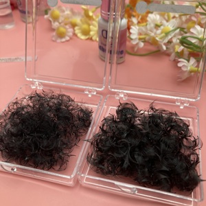 ขนตาปลอมแบบพัดสำเร็จรูป Promade 3D-20D Natural Long thin base ทำจากเส้นใย PBT ของเกาหลี ความหนา 20D 0.03 มม. สำหรับต่อขนตา 0.03/0.05/0.07 มม. จำนวน 500/1000 พัด - Product Image 6