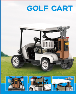 Modèle de jouet de construction pour enfants Masterpiece Golf M24003, chariot de golf, transfrontalier - Product Image 6
